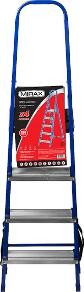 MIRAX 4 ступени, 80 см, стальная стремянка (38800-04)