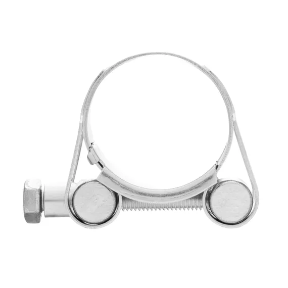 Хомуты металлические, силовые 29-31 мм, ширина 20 мм, шарнирный, W1, 2 шт Сибртех