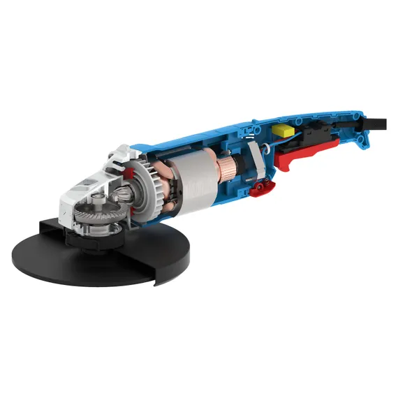 УШМ, (болгарка) электрическая, ЗУБР 2200 Вт, d230 мм, Профессионал (УШМ-П230-2200 П)