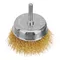 Набор щеток для дрели, 2 шт, 1 плоская, 100 мм, 1 "чашка", 75 мм, со шпильками Matrix