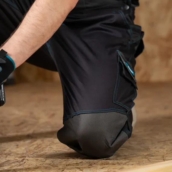 Полукомбинезон профессиональный рабочий, 97% хлопок 3% спандекс, M Gross