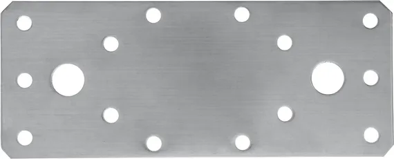 ЗУБР НКП-2.0, 140 x 55 x 2 мм, нержавеющая крепежная пластина, Профессионал (310636-140)