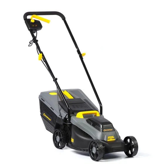 Газонокосилка эл. CHAMPION EM3212/1 (1,2 кВт пласт.травосб. 30л ширина 320мм 30-70мм, 7,1кг)