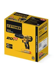 Дрель-шуруповерт, STEHER 20 В, 40 Н·м, без АКБ (LMS), (CD-40)