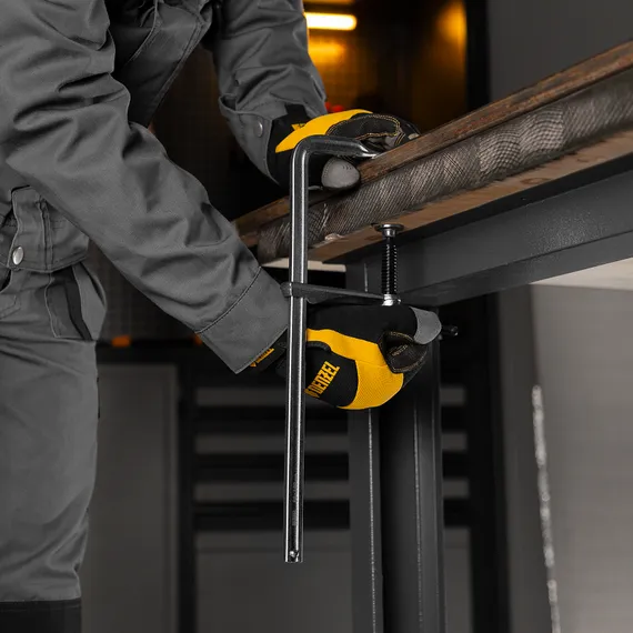 Струбцина F-образная, 80x300мм, кованая Denzel