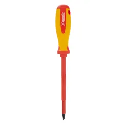 Отвертка Insulated, SL6.5 x 150 мм, CrMo, до 1000 В, двухкомпонентная рукоятка Matrix Professional