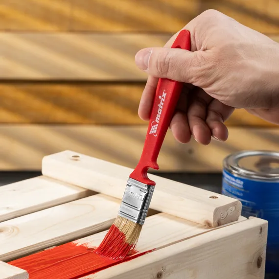 Кисть флейцевая "Эмали" Color Line 25 х 10 мм Matrix