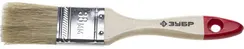 ЗУБР УНИВЕРСАЛ, 38 мм, 1,5″, светлая натуральная щетина, деревянная ручка, все виды ЛКМ, плоская кисть (4-01001-038)
