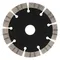 Диск алмазный отрезной DENZEL, ф125 х 22.2 мм, сегментный, сухой рез, HWD92, круг, 731010