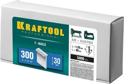 KRAFTOOL гвозди тип 300 (47/J/ F), 30 мм, калибр 18GA. 5000 шт (31785-30)