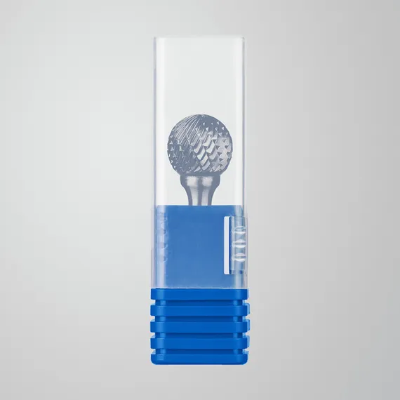 ЗУБР 16х14 мм, тип D (сфера), хв-к 6 мм, твердосплавная борфреза, ПРОФЕССИОНАЛ (28803-16-14)