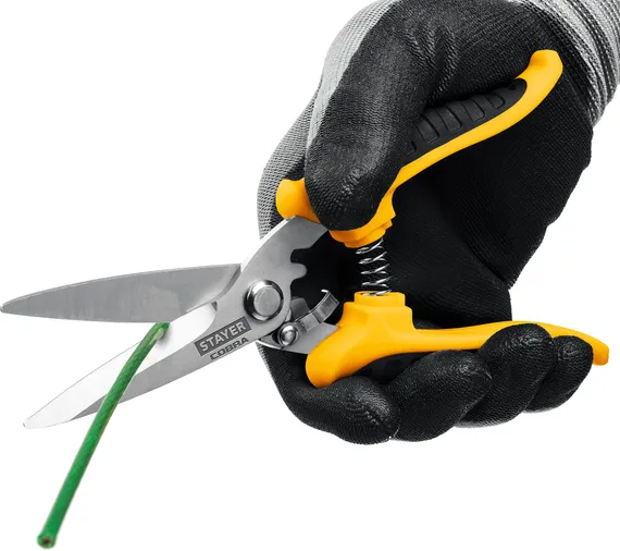 STAYER COBRA, 200 мм, Универсальные технические ножницы, Professional (23227)