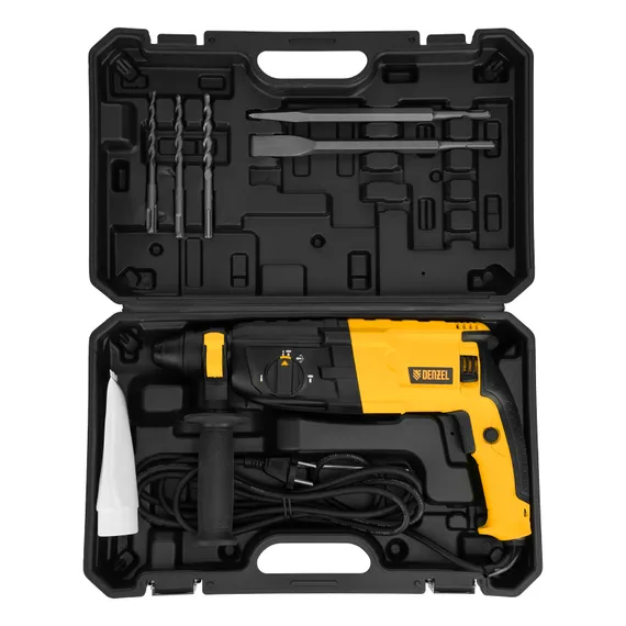 Перфоратор электрический RHB-750-24, SDS-plus, 750 Вт, 2,7 Дж, 4 реж. Denzel