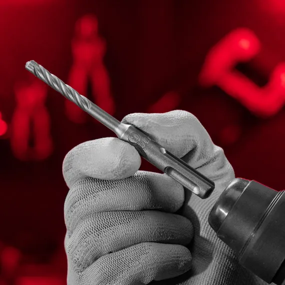 Бур по бетону, 6 x 110 мм, SDS Plus c крестовой пластиной Matrix