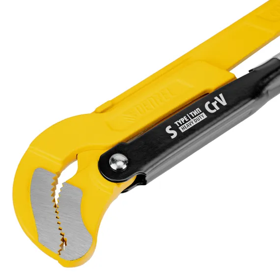 Ключ трубный рычажный №2, 1,5", цельнокованый, CrV, тип "S" Denzel