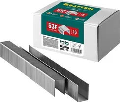 KRAFTOOL скобы тип 53F (D/056), 16 мм, калибр 23GA. 5000 шт (31787-16)