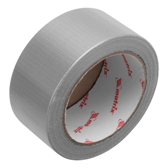 Лента армированная, влагостойкая, 48 мм х 25 м, серебристая Matrix