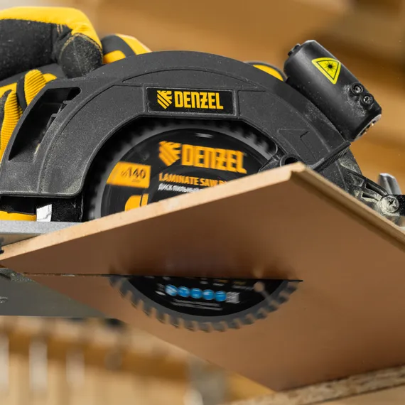 Пильный диск по ламинату ф140 х 20 мм, 48 зубьев Denzel