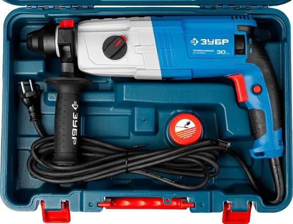 Перфоратор электрический SDS Plus, ЗУБР 30 мм, 900 Вт, Профессионал (ЗП-30-900 К)