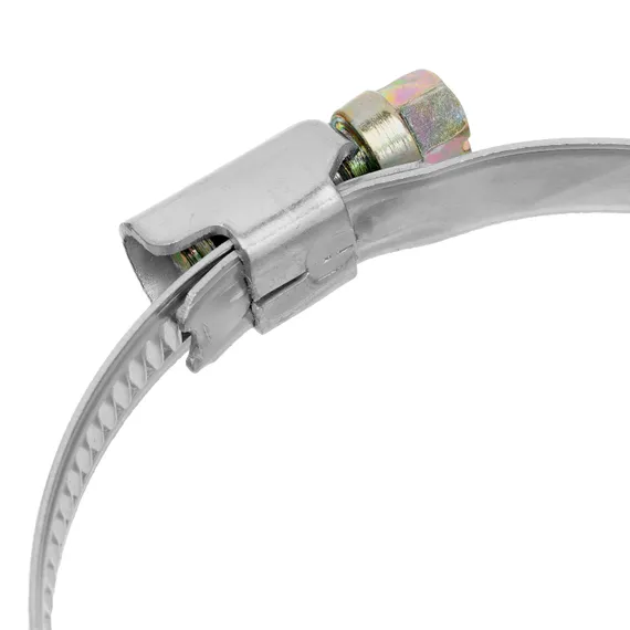 Хомуты металлические, Стандартное болтовое крепление 60-80 мм, 50 штук в упаковке, ширина 9 мм Сибртех