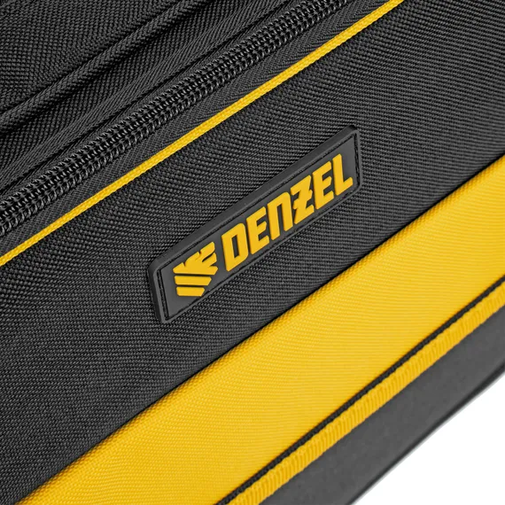 Сумка для инструмента, 400х170х300 мм, 3 отделения, 28 карманов, наплечный ремень Denzel