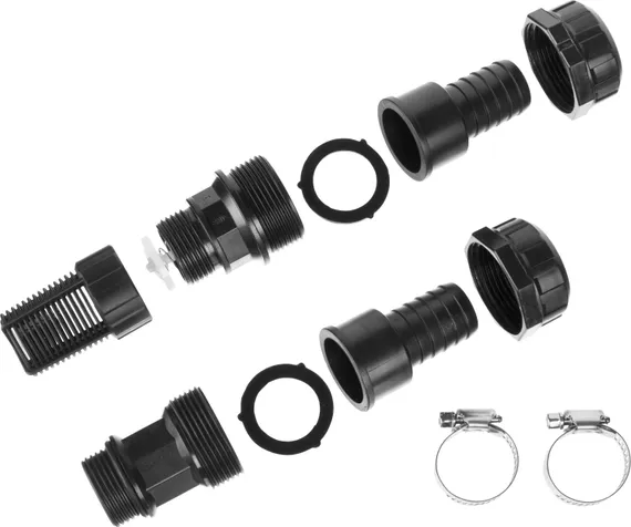 ЗУБР обратный клапан с фильтром, адаптер, два хомута, набор для всасывающих шлангов (40316)