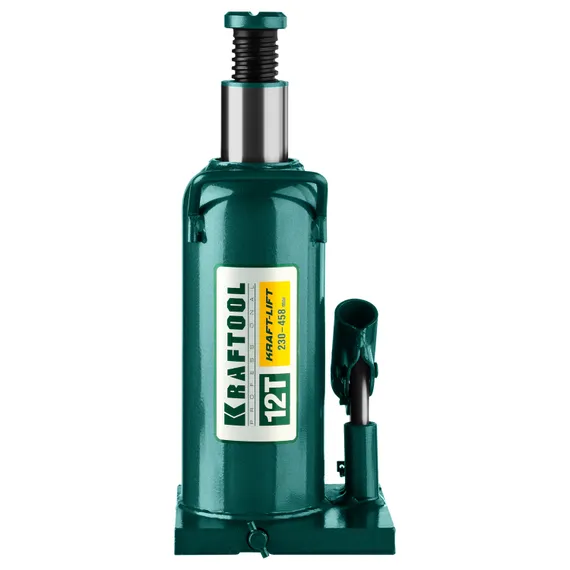 KRAFTOOL KRAFT-LIFT, 12 т, 230 - 460 мм, бутылочный гидравлический домкрат (43462-12)