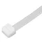 Хомуты, 400 х 8 мм, пластиковые, белые, 50 шт Сибртех