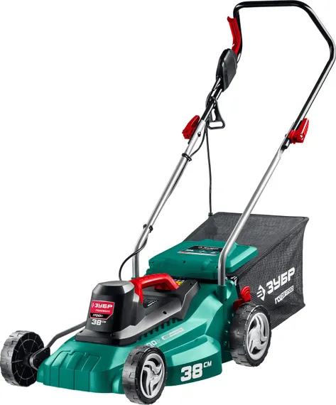Газонокосилка электрическая ЗУБР 1700 Вт, ш/с 38 см (ГСЦ-38-1700)