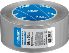 ЗУБР Рефил, 50 мм, 50 м, серая, универсальная, клейкая лента ПВХ, Профессионал (12075-50-50)