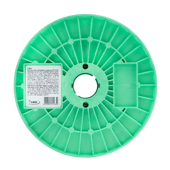 Трос металлополимерный прозрачный ПР-4.0, толщина 4.0 мм, катушка 100 метров Сибртех