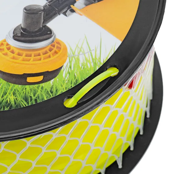 Леска для триммера квадрат, 2,4мм х 175м, на DIN катушке FLEX CORD Denzel