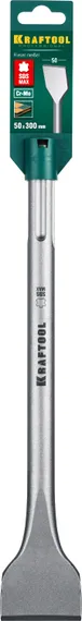 KRAFTOOL ALLIGATOR, 50 х 400 мм, SDS-max, плоское изогнутое зубило (29333-50-300)