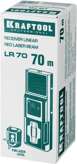KRAFTOOL LR 70, детектор для линейного нивелира (34607)