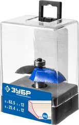 ЗУБР 63.5 x 13 мм, радиус 25.4 мм, фреза фигирейная №2, Профессионал (28761-63.5)