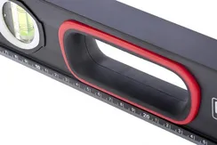 Уровень алюминиевый, усиленный, фрезерованный, 3 глазка, двухкомпонентные рукоятки, 1200 мм Matrix