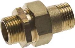 GENERAL FITTINGS штуцер/штуцер, 1/2″, соединитель с накидной гайкой (51037-S/S-1/2)