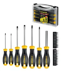 STAYER Hercules-K27, 27 предм., набор отверток с насадками (25827)