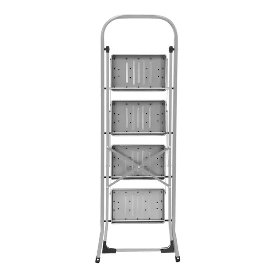 Стремянка стальная, 4 широкие ступени 20х30 см с полимерным покрытием Сибртех