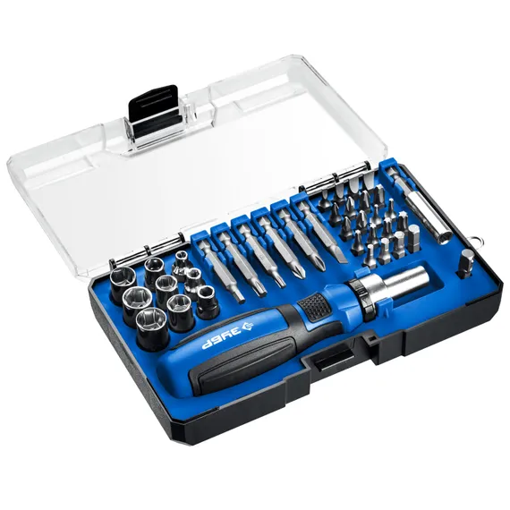 ЗУБР Компакт-38, 38 предм., реверсивная отвертка с насадками, Профессионал (25165-H38)