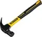 STAYER Hercules-M, 450 г, молоток-гвоздодёр столярный с фиберглассовой рукояткой, Professional (2027-450)