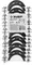 ЗУБР 1 1/4″, цинк, 8 шт, трубный хомут с гайкой (37850-40-45)