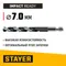 STAYER НЕХ-1/4″, d 7.0 х 109 мм, сверло по металлу для винтовёртов и шуруповертов IMPACT READY (29603-7)