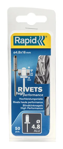 RAPID 4.8 х 16 мм, 50 шт, алюминиевая заклепка (5000390)