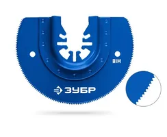 ЗУБР BIM d 87 мм, 18TPI полотно пильное, универсальный чистый рез: твердое дерево, цветные металлы, пластик, UniLock (15551-87)