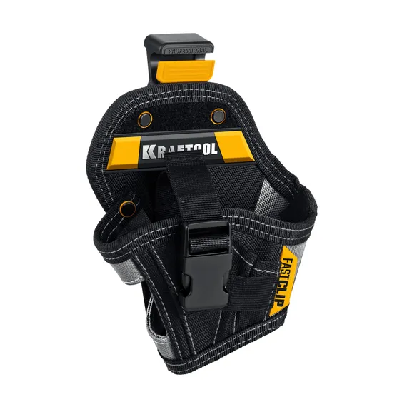 KRAFTOOL KH-5C кобура для шуруповерта с быстросъёмным креплением FastClip, компактная (38770)