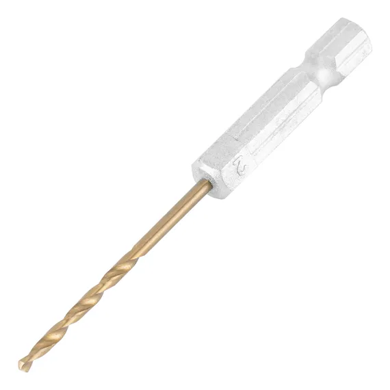 Сверло по металлу, 2 мм, HSS, нитридтитановое покрытие, шестигранный хвостовик Matrix