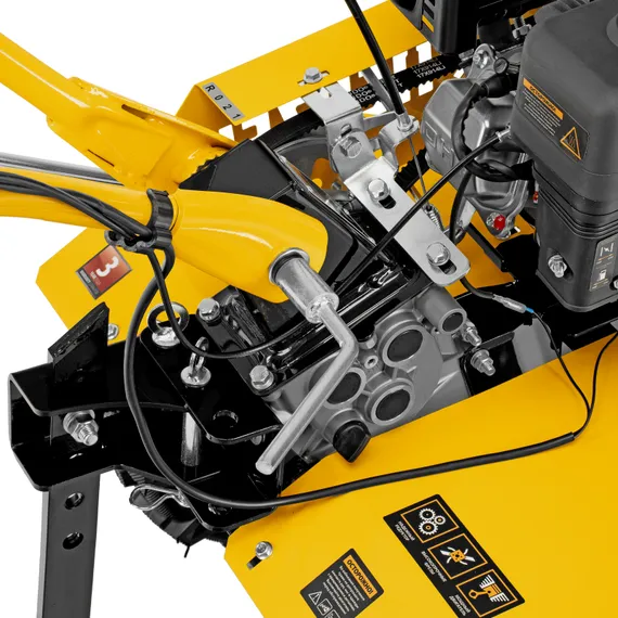 Мотоблок DPT-170, 7 л.с., ремен.сцеп, шир 85 см, глуб 35 см,фрез 3х3,ШОМ,скор 2В/1Н,кол 8" Denzel