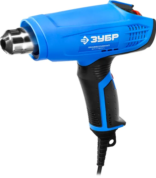 Фен технический ЗУБР 1800 Вт кейс Профессионал (ФТ-П1800 К)