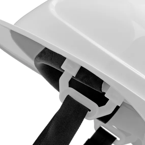 Каска защитная ударопрочная, ABS/PC, плавная регулировка, модель «Форвард» (К-05)белая Denzel